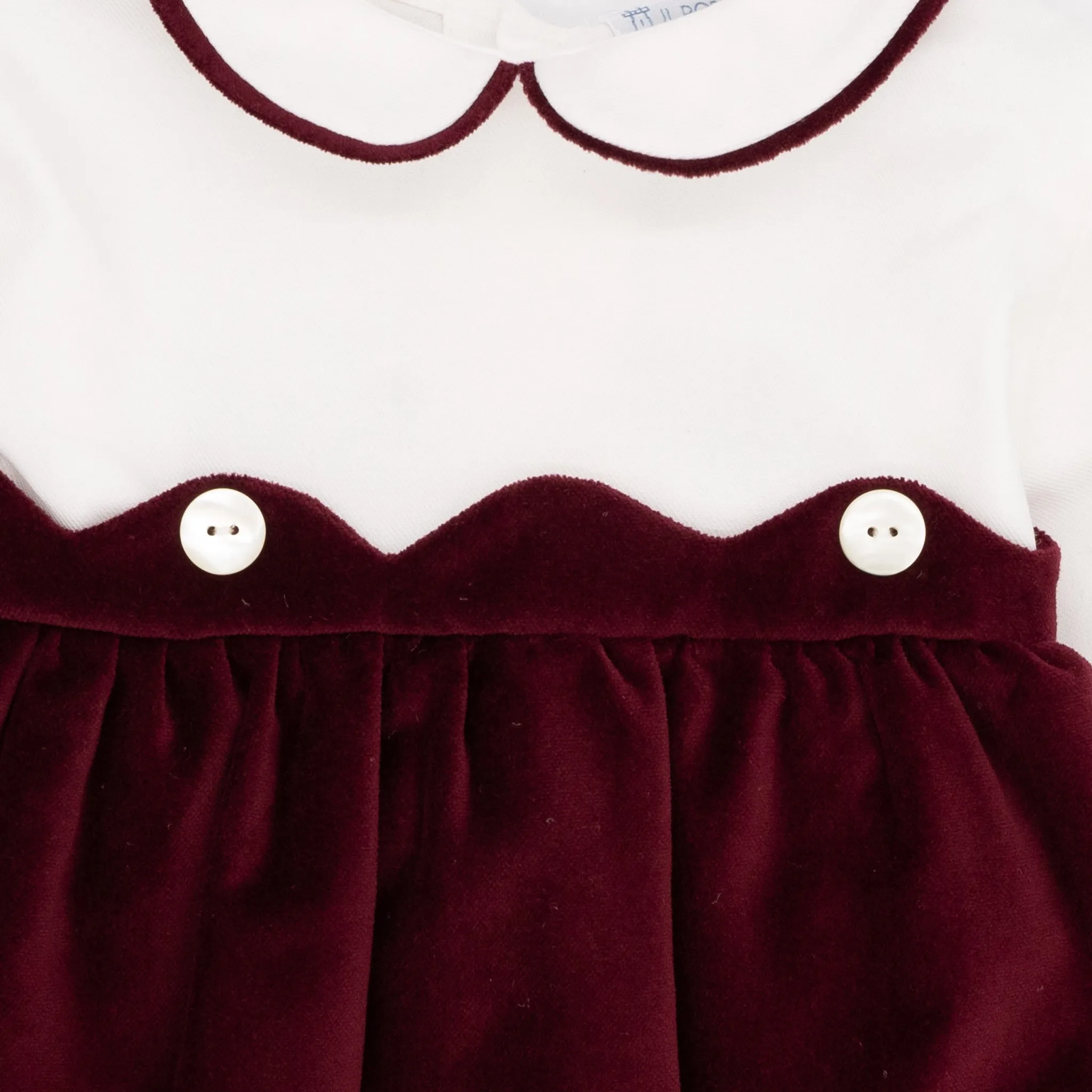 Velvet Romper - Bordeaux