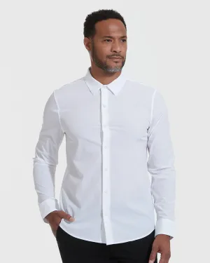 White Commuter Long Sleeve Shirt