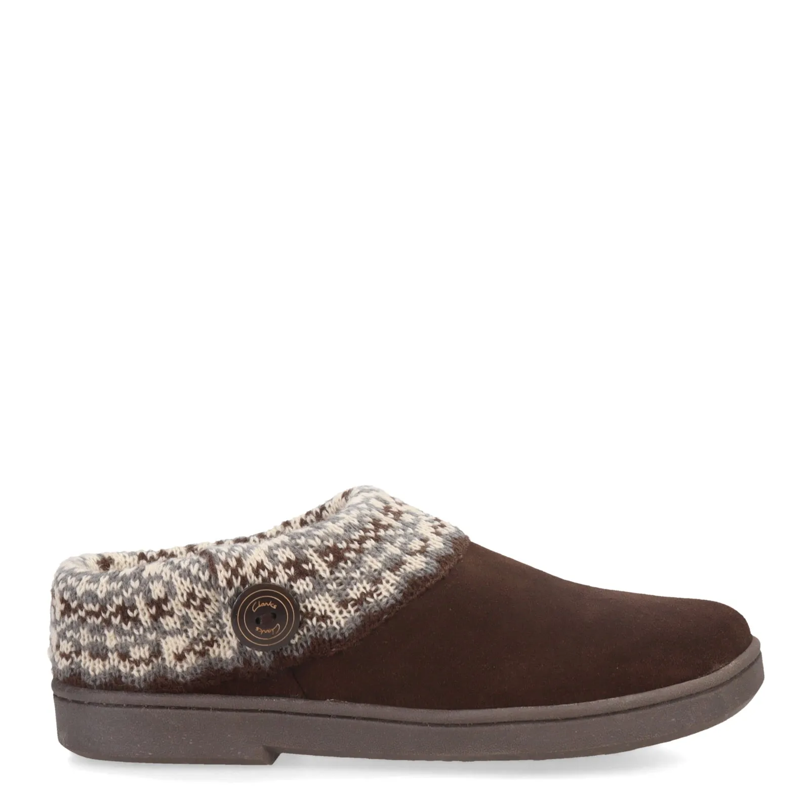 Women's Clarks, Knit Collar Slipper