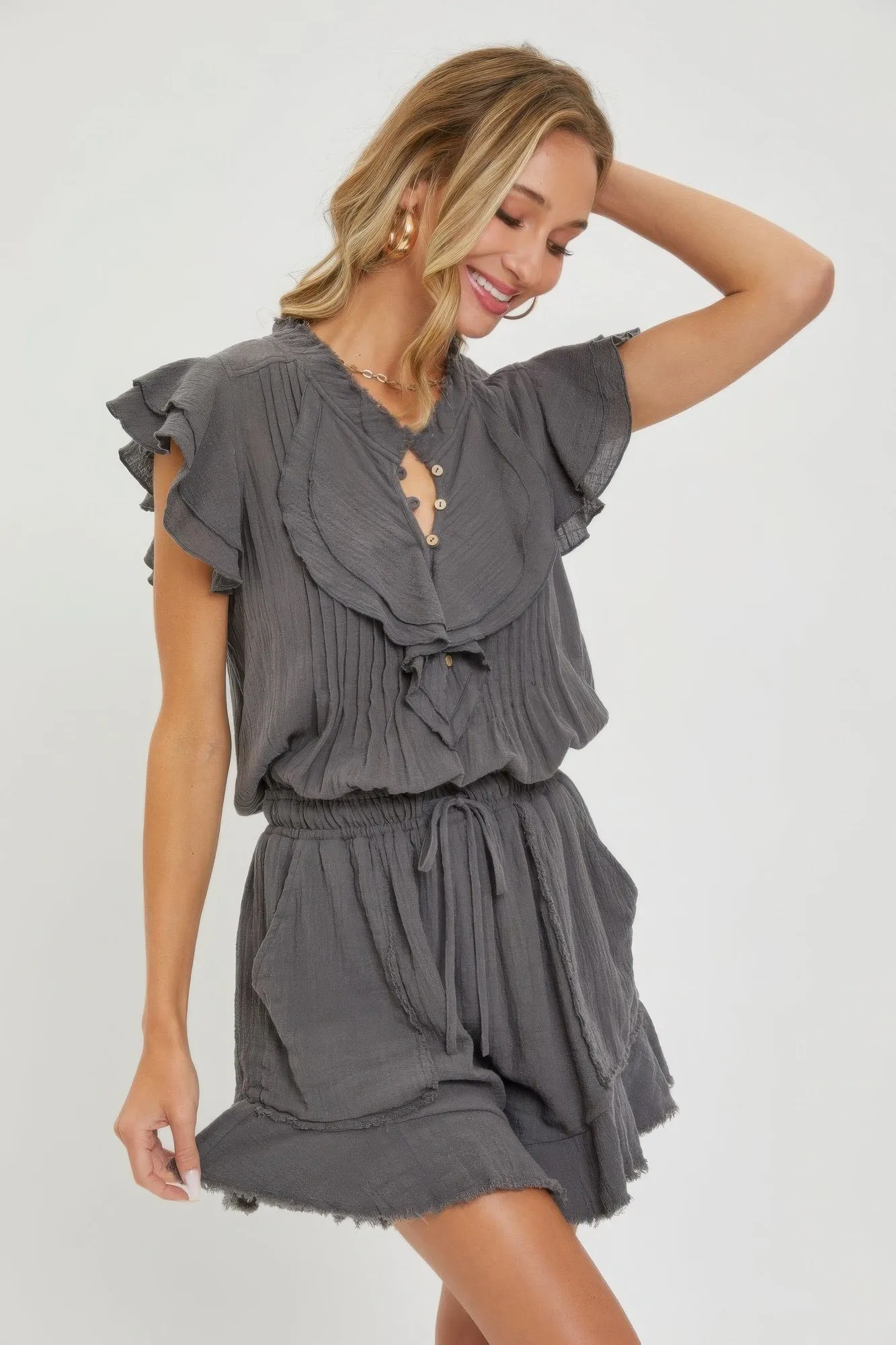 Women's Ruffle Romper