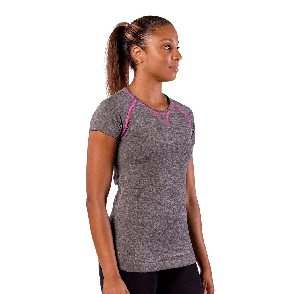 Zensah Womens Run Seamless Short Sleeve Top