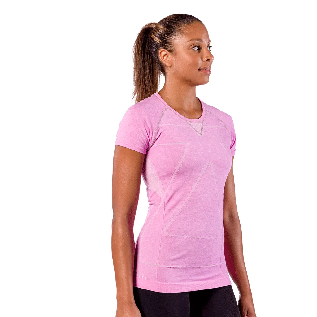 Zensah Womens Run Seamless Short Sleeve Top